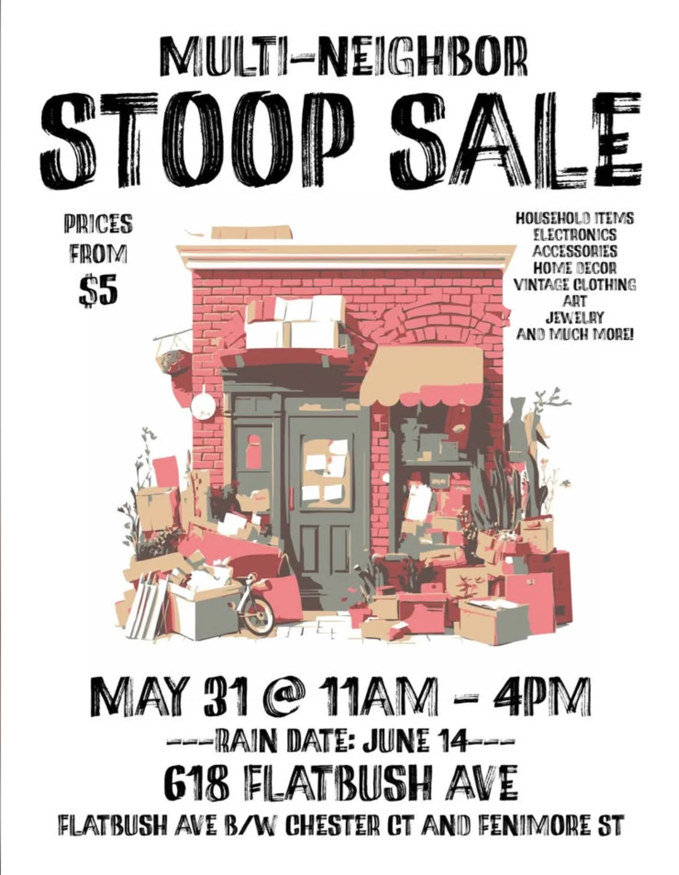 Multi-Neighbor Stoop Sale