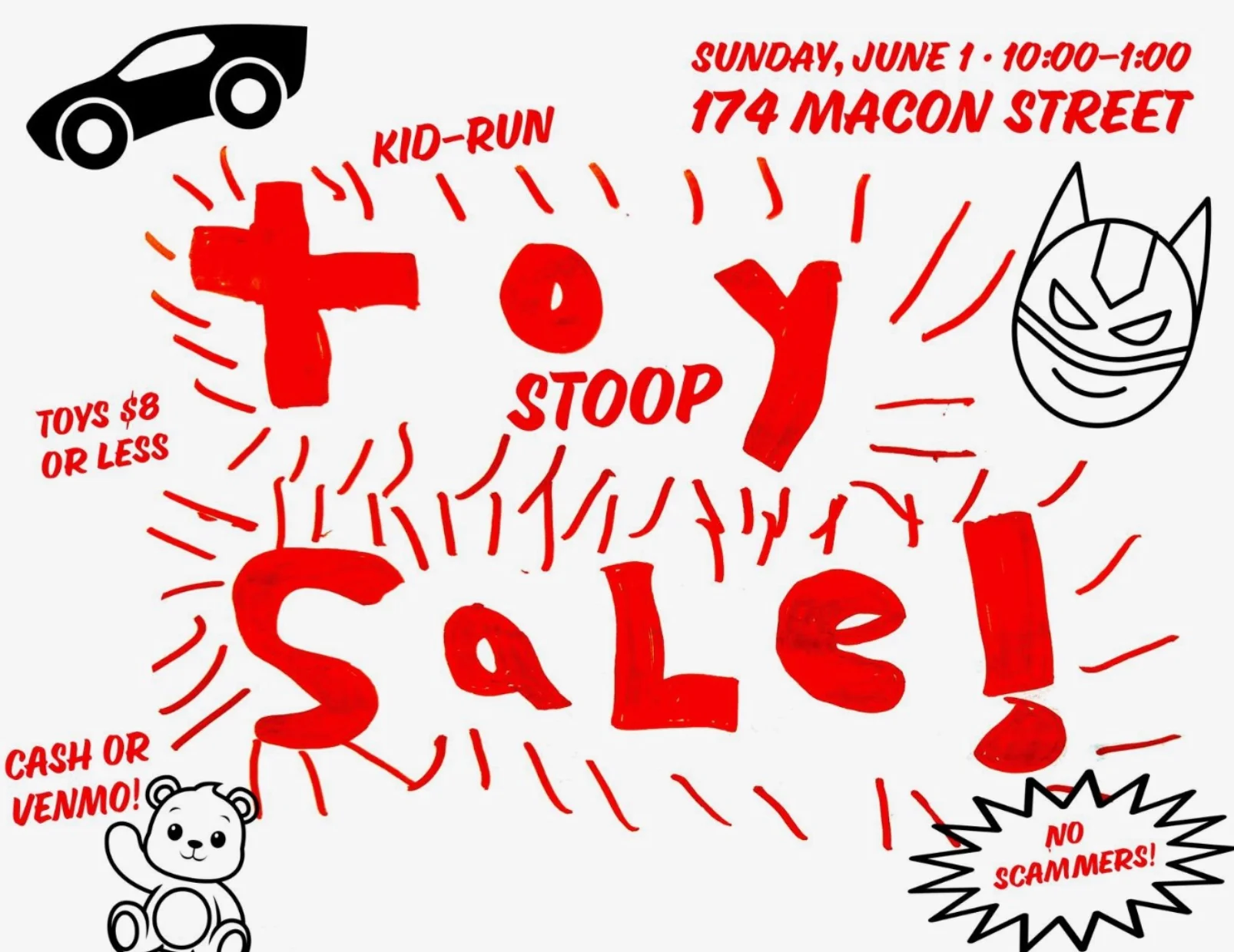 Toy Stoop Sale!