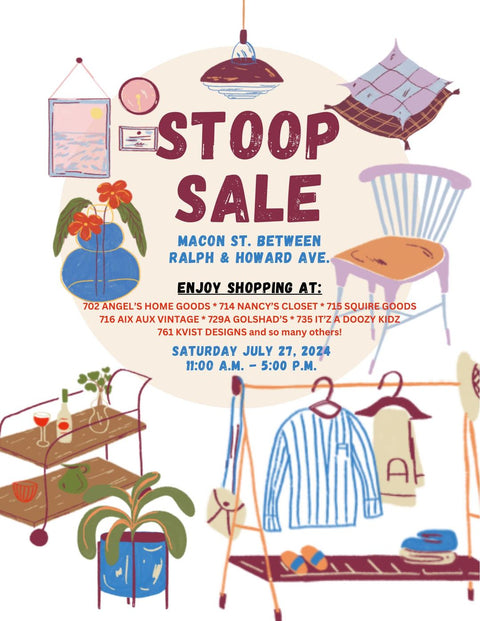 BedStuy Stoop Sales for July 27 & 28