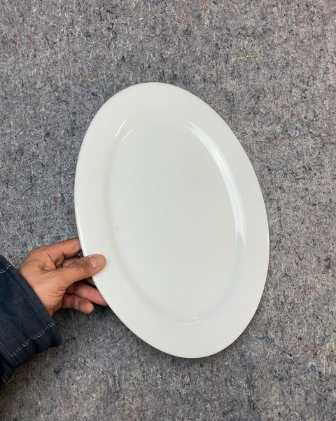Cordon Bleu White Oval Serving Platter