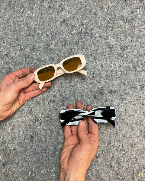 Two Pairs of The Same Sunglasses, Off-White & Black