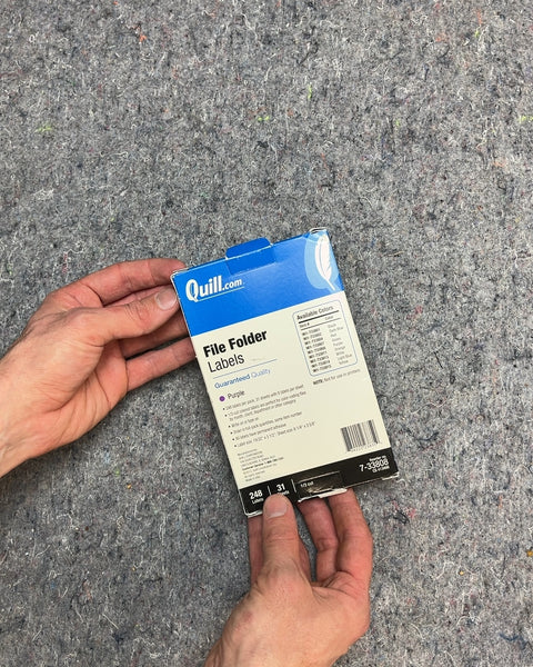 Quill File Folder Labels