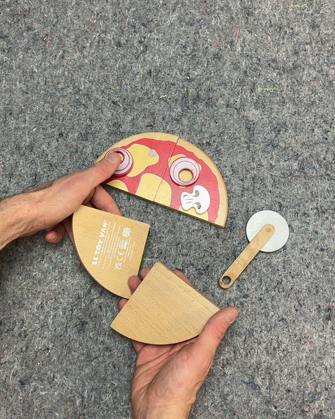 Wooden Pizza Play Set