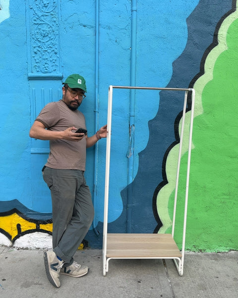 Freestanding Clothing Rack, H59"
