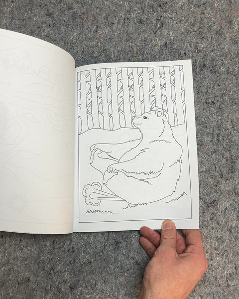The Farting Animals Adult Coloring Book by M.T. Lott