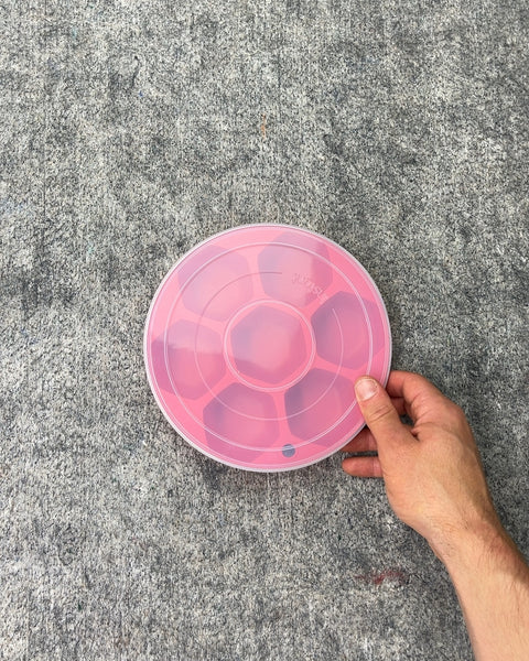 Red Hexagon Ice Cube Tray with Lid