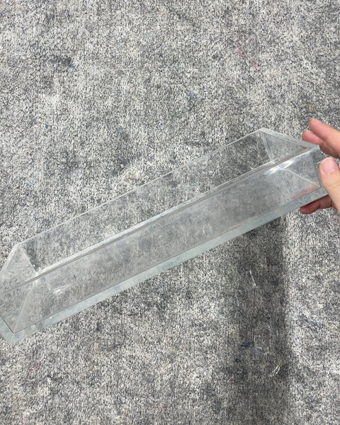 Clear Acrylic Storage Tray, 14 x 6 in
