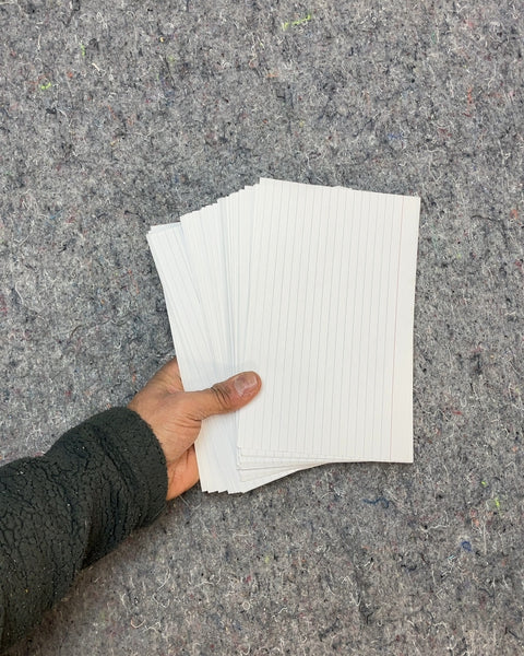Lined Index Cards, 5x8