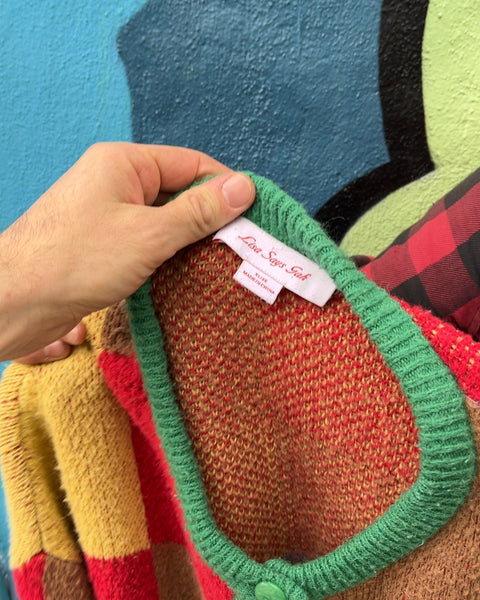 Lisa Says Gah Lauda Knit Cardigan, Size XL