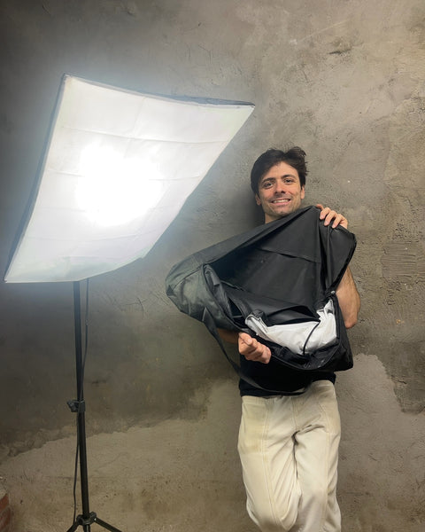 Pusn Softbox Photography Lighting Kit with 2 Lamps, 1 Bulb and Bag