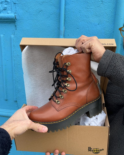 Dr. Martens Leather Boots, Size US 8W or EU 39