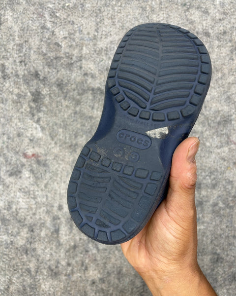 Crocs Kids Classic Navy Clogs, Size C13