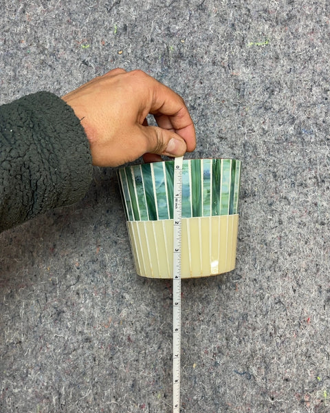 Mosaic Planter with Saucer