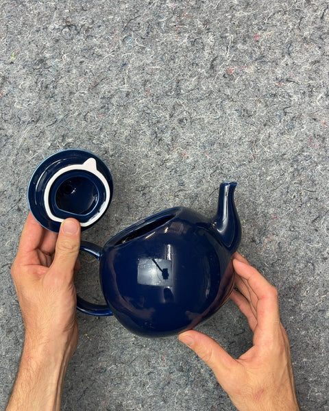 Blue Ceramic Teapot