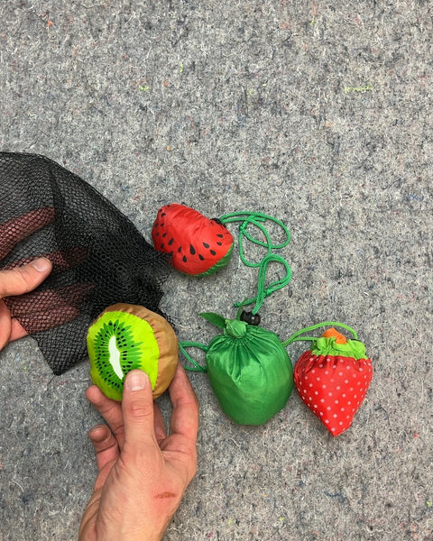 Reusable Fruit Shopping Bag Set