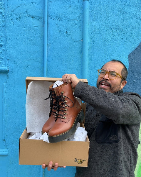 Dr. Martens Leather Boots, Size US 8W or EU 39