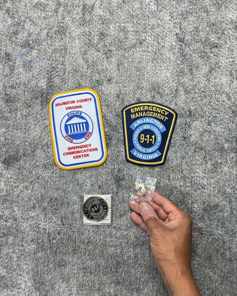 Arlington County Virginia Emergency Services Patches and Pins