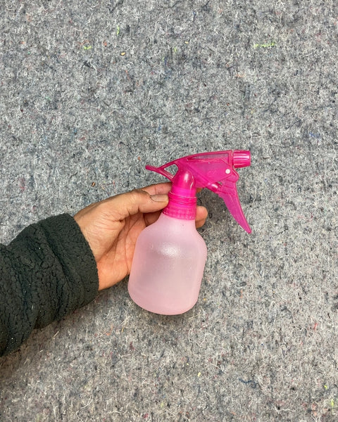 Pink Plastic Spray Bottle