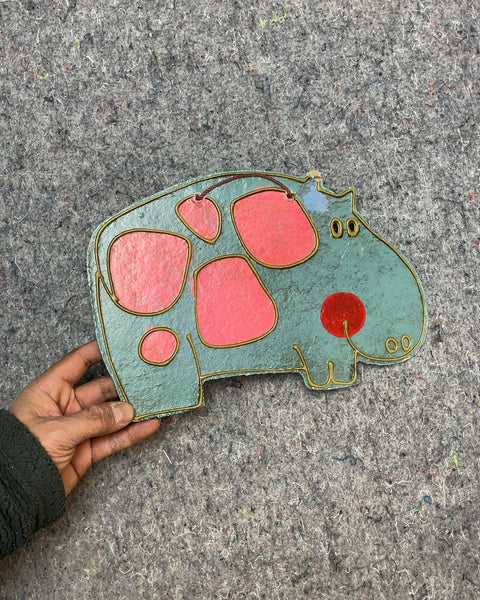 Hippo Wall Hanging