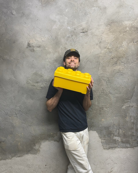 Yellow LEGO Storage Brick
