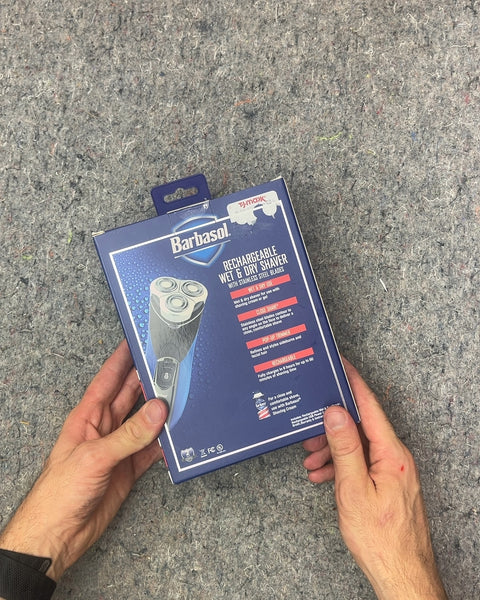 Brand New Barbasol Rechargeable Wet & Dry Shaver