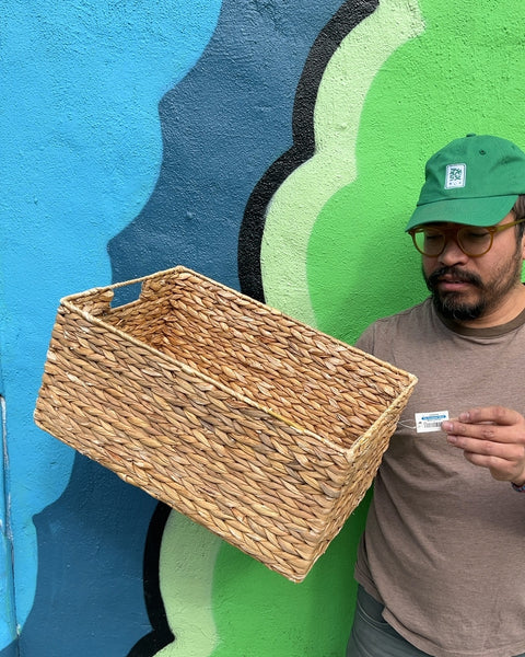 Woven Storage Basket, 12x17"