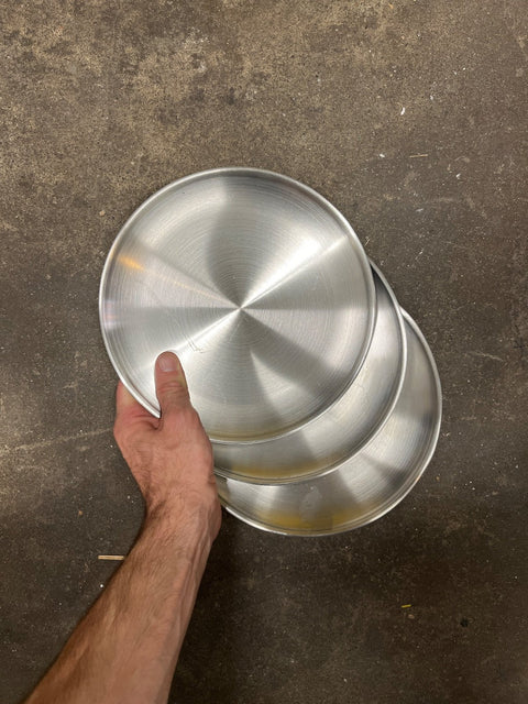3 Cool Aluminum Dinner Plates