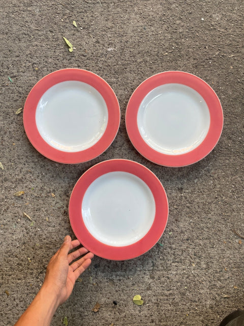 3 Vintage Pyrex Dinner Plates