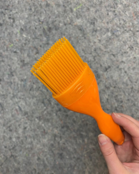 Orange Silicone Basting Brush