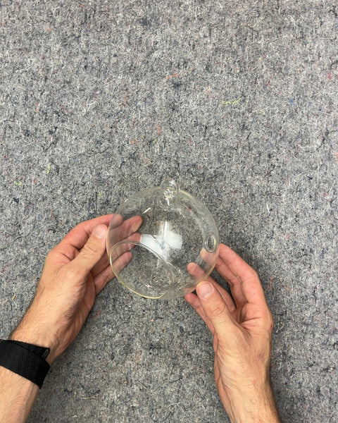 Clear Glass Hanging Terrarium, W5"
