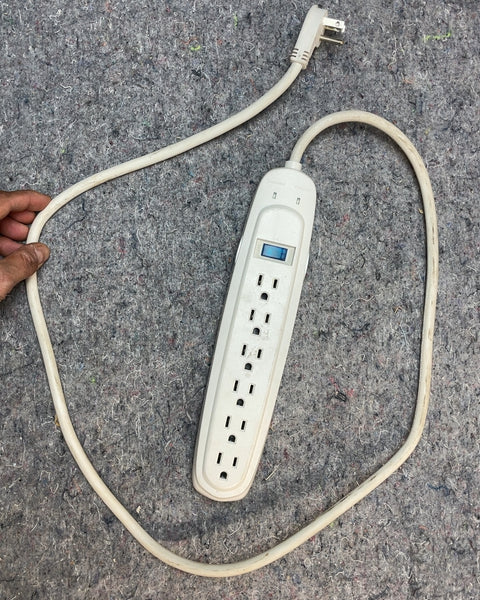 White Power Strip Surge Protector