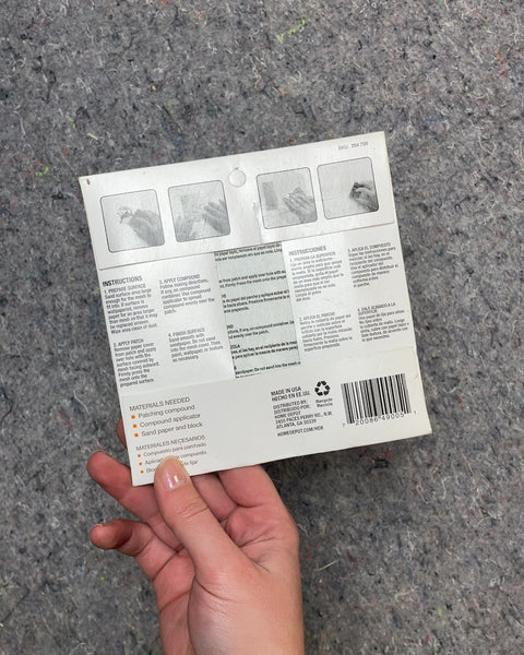 HDX Wall Repair Patch, 4 in x 4 in