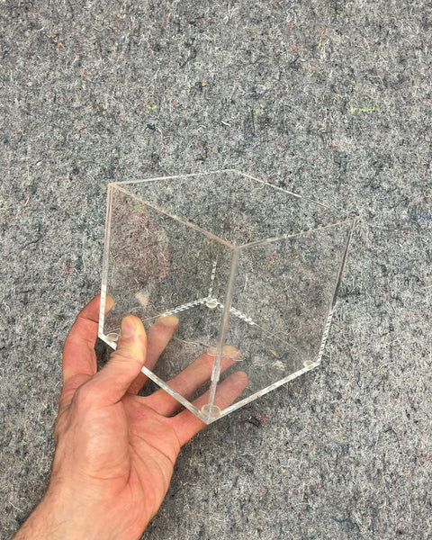 Clear Acrylic Box, 5x5x5"