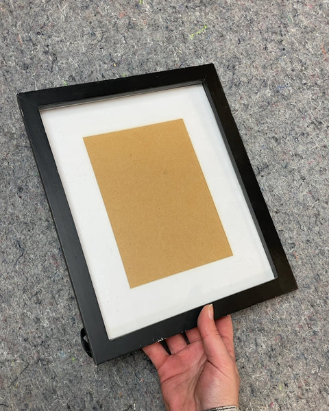Black Wooden Picture Frame, 9x11"