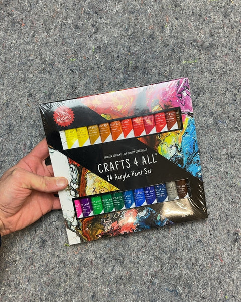 Crafts 4 All 24 Acrylic Paint Set