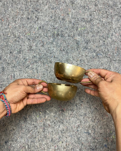 Beautiful Brass Punch Cups