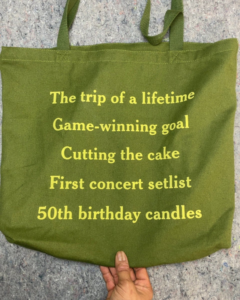 Framebridge Green Tote Bag