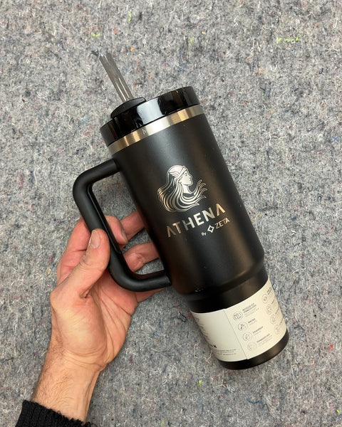 Stanley The Quencher H2.0 Tumbler Branded Athena In The Back