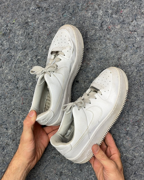 Nike Air Force 1 Low White Sneakers, Size US 9W or EU 40.5
