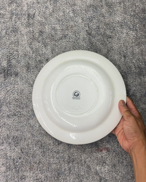 Churchill Blue Floral Dinner Plates