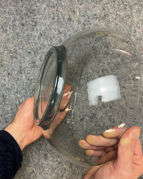 Bigass Clear Glass Serving Bowl, 11" Wide