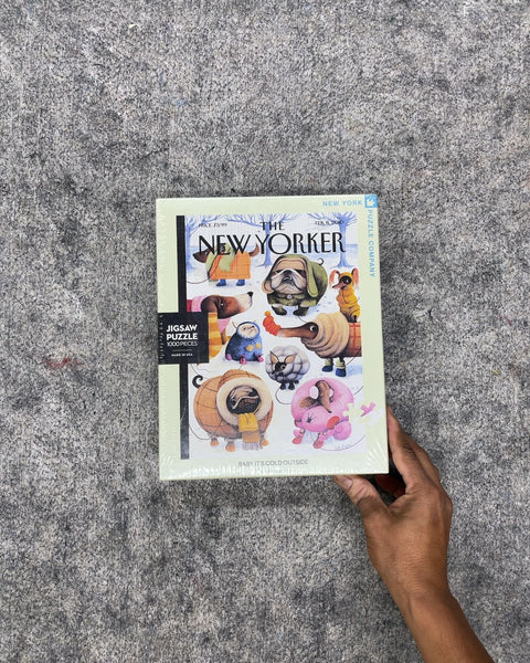 New York Puzzle Company The New Yorker Baby It's Cold Outside 1000-Piece Puzzle