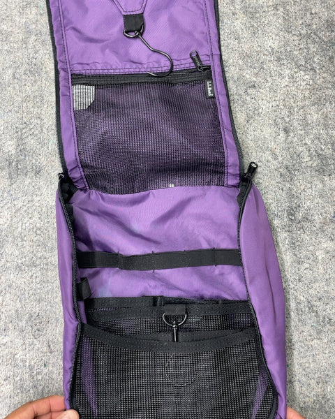 L.L.Bean Purple Hanging Toiletry Bag