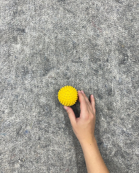 Yellow Spiky Massage Ball