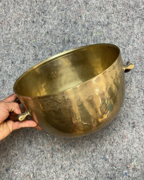 Beautiful Brass Punch Bowl
