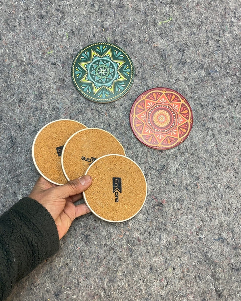 Set of Five Mandala Coasters