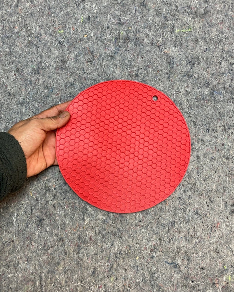 Red Silicone Trivet