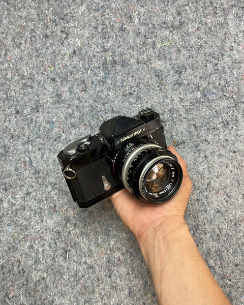 Nikon Nikkormat Film Camera With Nikkor-S Auto 50mm f/1.4 lens, Untested But Good Condition