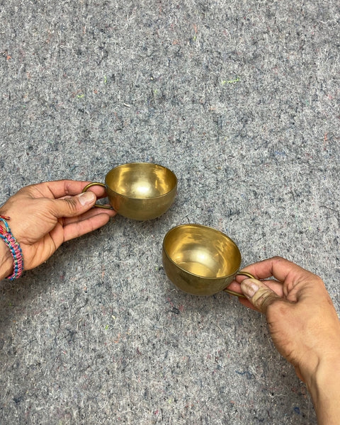 Beautiful Brass Punch Cups