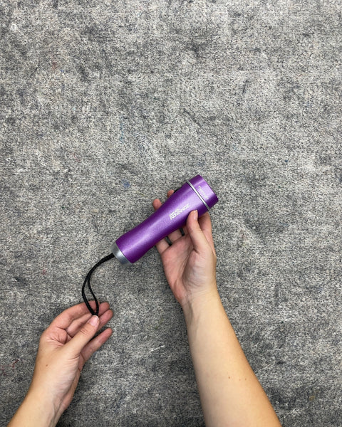 Game Boy Advance Purple Handheld Flashlight